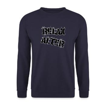 Relax Age - Unisex Sweatshirt - navy - Front - Alina (178cm) & Michal (187cm)