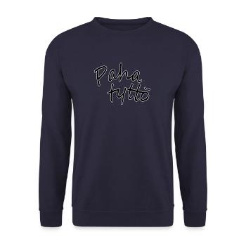 Paha tyttö - Sweat-shirt Unisexe - marine - Devant - Alina (178cm) & Michal (187cm)