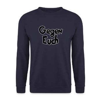 Contre vous - Sweat-shirt Unisexe - marine - Devant - Alina (178cm) & Michal (187cm)