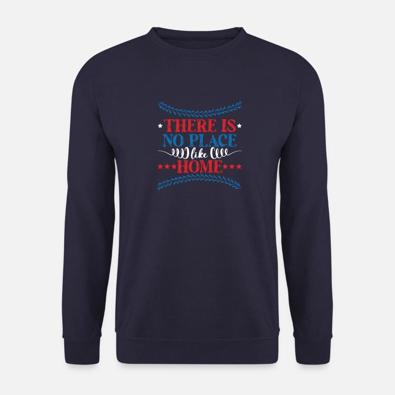 baseball zuhause - Unisex Pullover - Navy