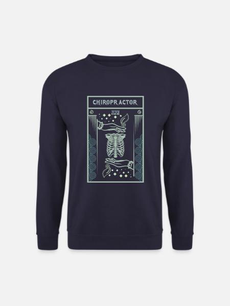 Berufssadist im Körper eines Chiropraktikers - Unisex Pullover - Navy