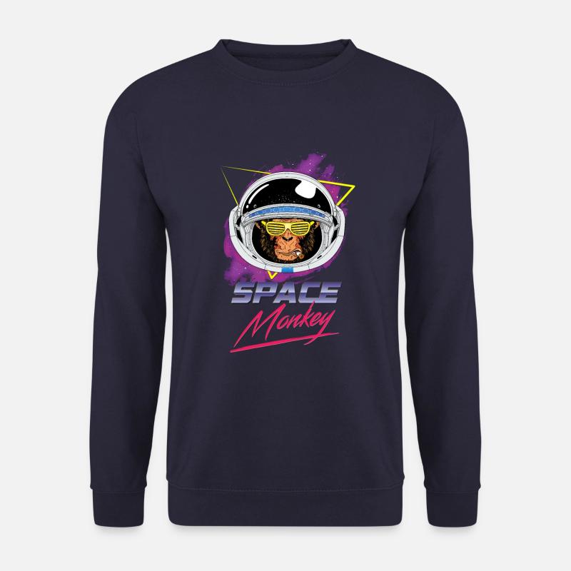 Singe de l’espace - Sweat-shirt Unisexe - marine