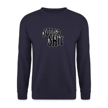 Merde de football - Sweat-shirt Unisexe - marine - Devant - Alina (178cm) & Michal (187cm)