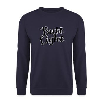 Butt light - Unisex Sweatshirt - navy - Front - Alina (178cm) & Michal (187cm)