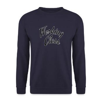 Working class - Unisex Pullover - Navy - Vorne - Alina (178cm) & Michal (187cm)