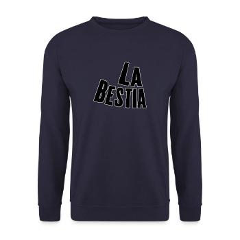 La bestia - Unisex Pullover - Navy - Vorne - Alina (178cm) & Michal (187cm)