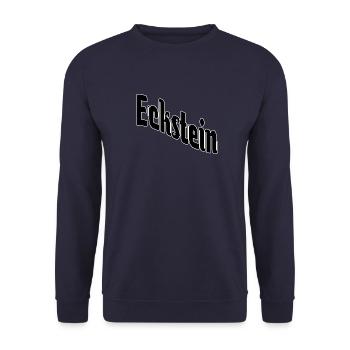 Eckstein - Unisex Pullover - Navy - Vorne - Alina (178cm) & Michal (187cm)