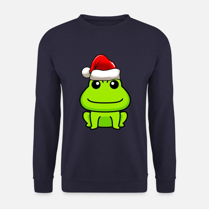 Grenouille Comic Noël - Sweat-shirt Unisexe - marine