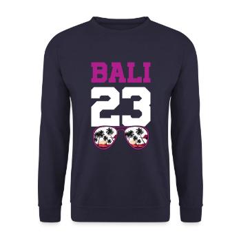 Bali 23 Jersey 2023 - Unisex Sweatshirt - navy - Front - Alina (178cm) & Michal (187cm)