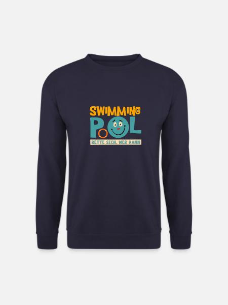 SwimmingPool Shirt - Unisex Pullover - Navy