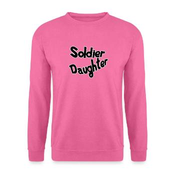 Soldier daughter - Unisex Pullover - Pink - Vorne