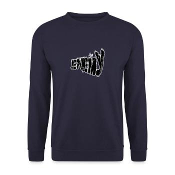 Enemy - Unisex Sweatshirt - navy - Front - Alina (178cm) & Michal (187cm)