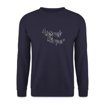 Corps astraux - Sweat-shirt Unisexe - marine - Devant - Alina (178cm) & Michal (187cm)
