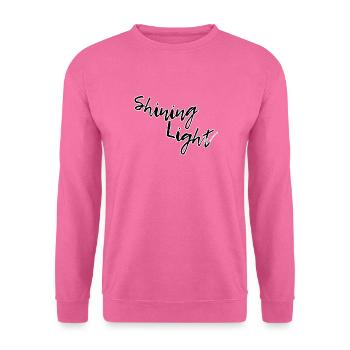 Shining light - Unisex Sweatshirt - pink - Front