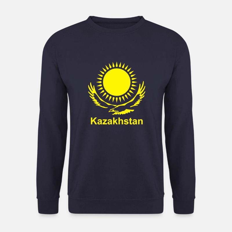 Kasachstan Wappen - Unisex Pullover - Navy