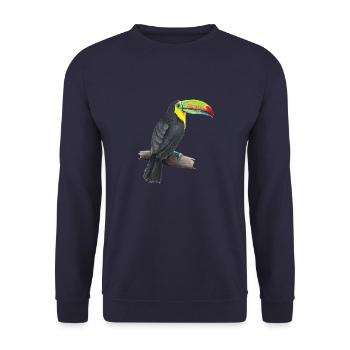 tucan - Unisex Pullover - Navy - Vorne - Alina (178cm) & Michal (187cm)