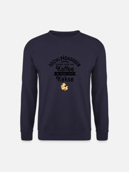 Sozialpädagogen Trinken Nicht Nur Kaffee... - Unisex Pullover - Navy