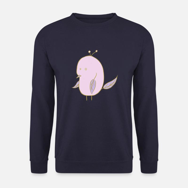 Blätter Vogel - Unisex Pullover - Navy