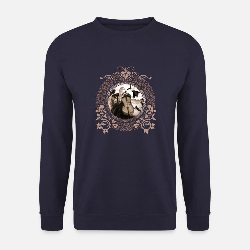 Gothic Cellist - Unisex Pullover - Navy