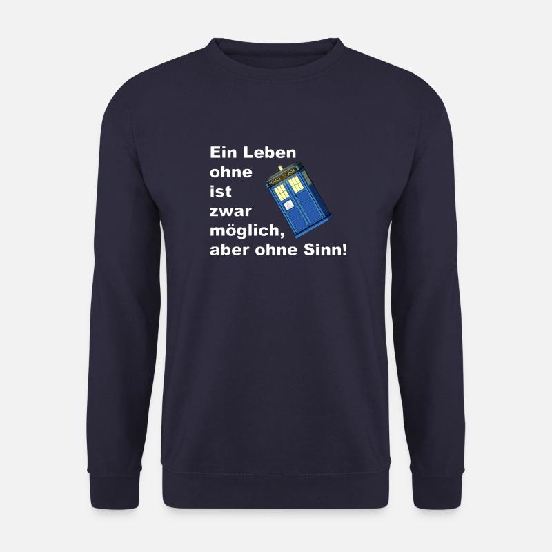 ein leben ohne tardis - Unisex Pullover - Navy
