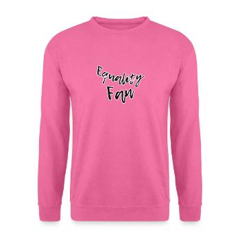 Equality fan - Unisex Pullover - Pink - Vorne