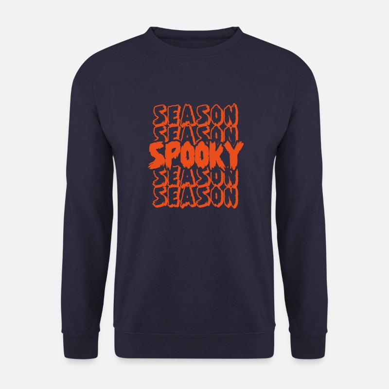 Jahreszeit Spooky Orange - Unisex Pullover - Navy