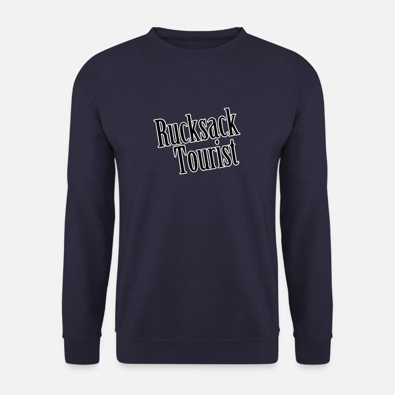 Backpack tourist - Unisex Sweatshirt - navy