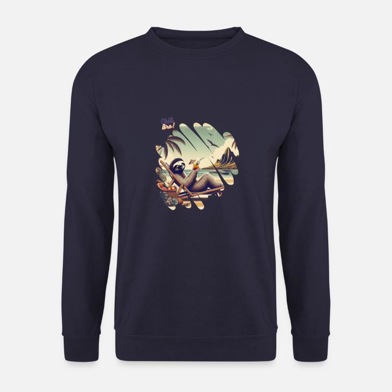 Chill Bro - Relax T - Unisex Pullover - Navy