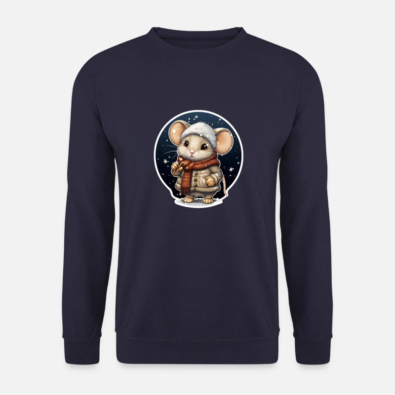 Winter mice - Unisex Sweatshirt - navy