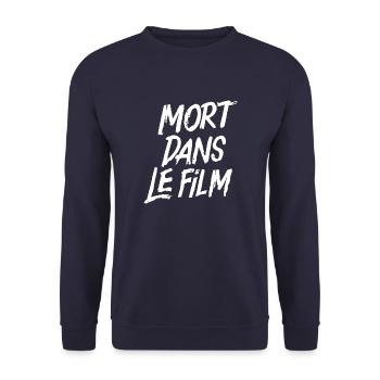 Mort dans le film - Sweat-shirt Unisexe - marine - Devant - Alina (178cm) & Michal (187cm)