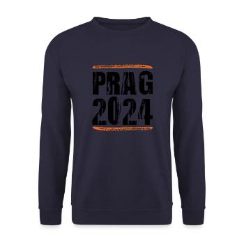 Devis Prague 2024 - Sweat-shirt Unisexe - marine - Devant - Alina (178cm) & Michal (187cm)