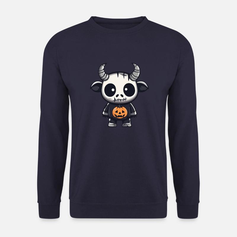 Bull Halloween Zombie - Unisex Sweatshirt - navy