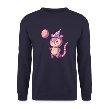 Armadillo Anniversaire Bande Dessinée - Sweat-shirt Unisexe - marine - Devant - Alina (178cm) & Michal (187cm)