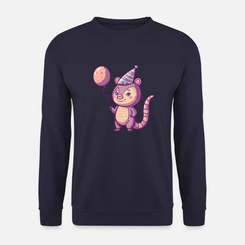 Armadillo Birthday Comic - Unisex Sweatshirt - navy