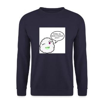 Willow - Unisex Pullover - Navy - Vorne - Alina (178cm) & Michal (187cm)