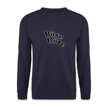 Böse Göre - Unisex Pullover - Navy - Vorne - Alina (178cm) & Michal (187cm)
