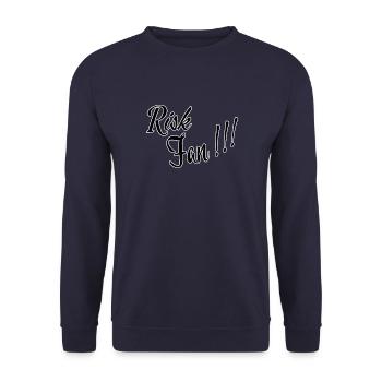 Risk fan - Unisex Sweatshirt - navy - Front - Alina (178cm) & Michal (187cm)