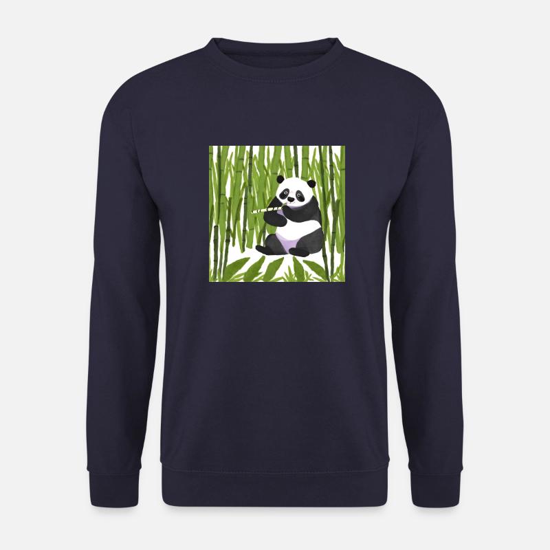Bambuspanda - Unisex Pullover - Navy