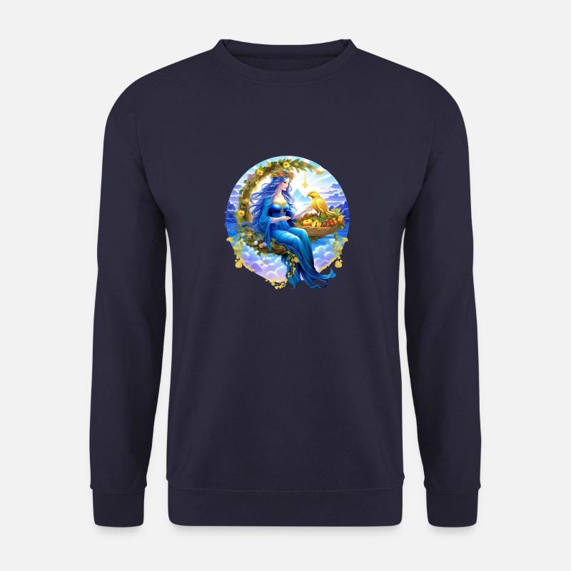 Freyja's Golden Harvest - Unisex Pullover - Navy