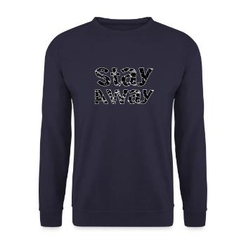 N’approchez pas - Sweat-shirt Unisexe - marine - Devant - Alina (178cm) & Michal (187cm)