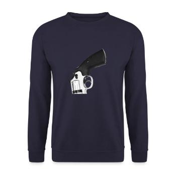 THQ Wumme - Unisex Pullover - Navy - Vorne - Alina (178cm) & Michal (187cm)