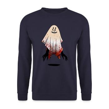 Ghost Hemo - Unisex Pullover - Navy - Vorne - Alina (178cm) & Michal (187cm)