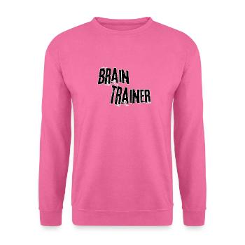 Brain trainer - Unisex Sweatshirt - pink - Front