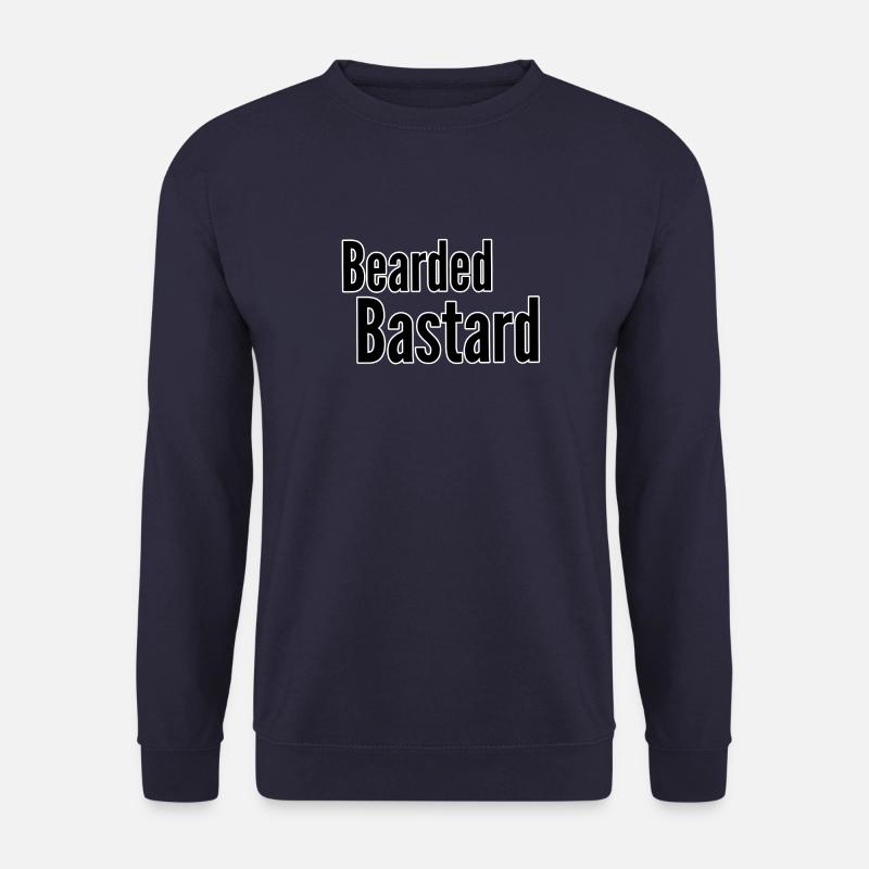 Bearded Bastard - Unisex Sweatshirt - navy