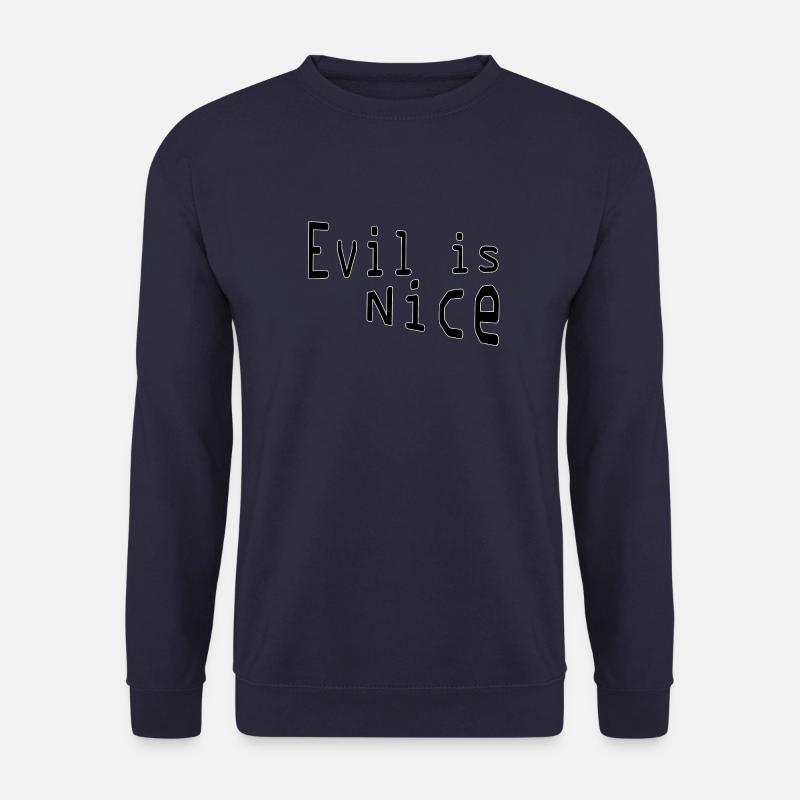 Evil is nice - Unisex Pullover - Navy