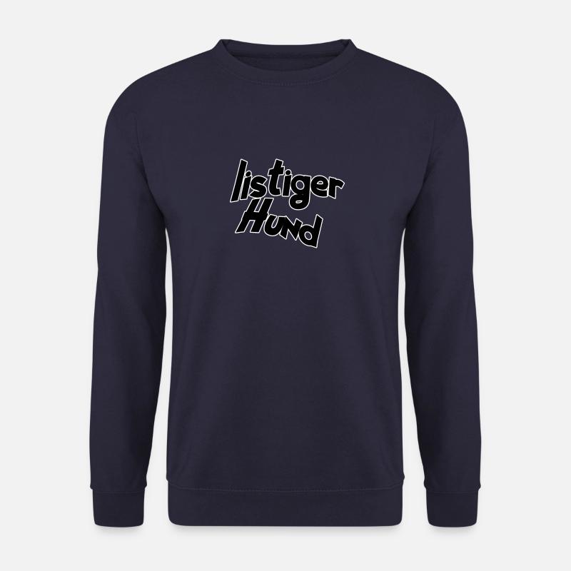 listiger Hund - Unisex Pullover - Navy