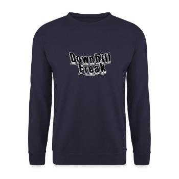Downhill freak - Unisex Pullover - Navy - Vorne - Alina (178cm) & Michal (187cm)