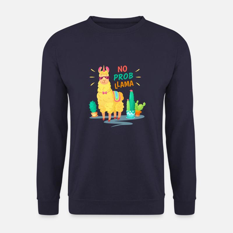 No Problama, drôle d'animal - Sweat-shirt Unisexe - marine