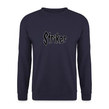 Striker - Unisex Sweatshirt - navy - Front - Alina (178cm) & Michal (187cm)