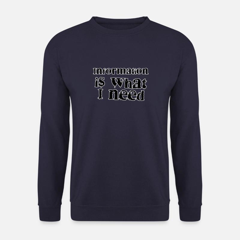 Information is what - Unisex Pullover - Navy